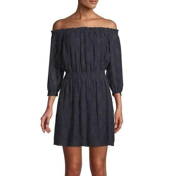 Rebecca Taylor Dresses | Rebecca Taylor Selina Silk Embroidered Off-The-Shoulder Dress | Color: Blue | Size: 6 | Relabelcloth's Closet Rebecca Taylor Dresses | Rebecca Taylor Selina Silk Embroidered Off-The-Shoulder Dress | Color: Blue | Size: 6 | Relabelcloth's Closet
